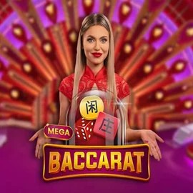 Mega Baccarat game by Pragmatic Play – logo hosted on Viu Viu Casino