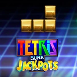 Tetris Super Jackpots online game logo by WMS on viuviucasinoo.nl
